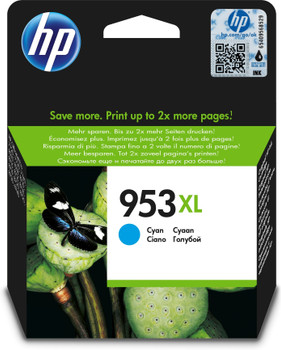 Genuine Original HP F6U16AE 953XL Cyan Cartridge with Box