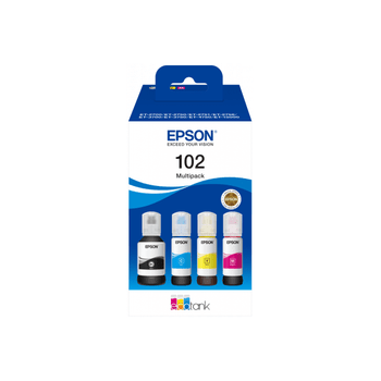 Genuine Original Epson T03R6 102 Value Pack Ink Bottles