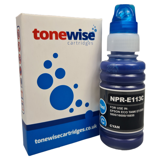 Compatible For Epson T06B2 113 Cyan Ink Bottle
