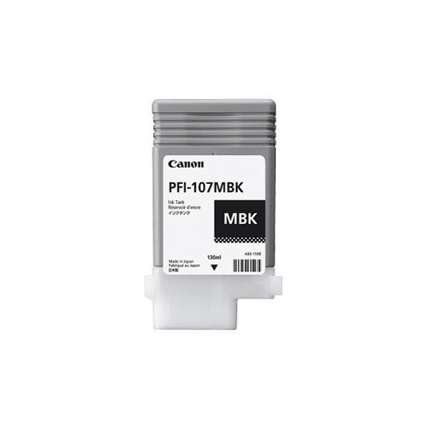 Genuine Original Canon PFI-107 Matte Black Ink Cartridge