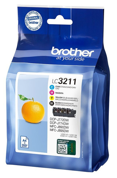 Genuine Original Brother LC3211 Value Pack Ink Cartridges