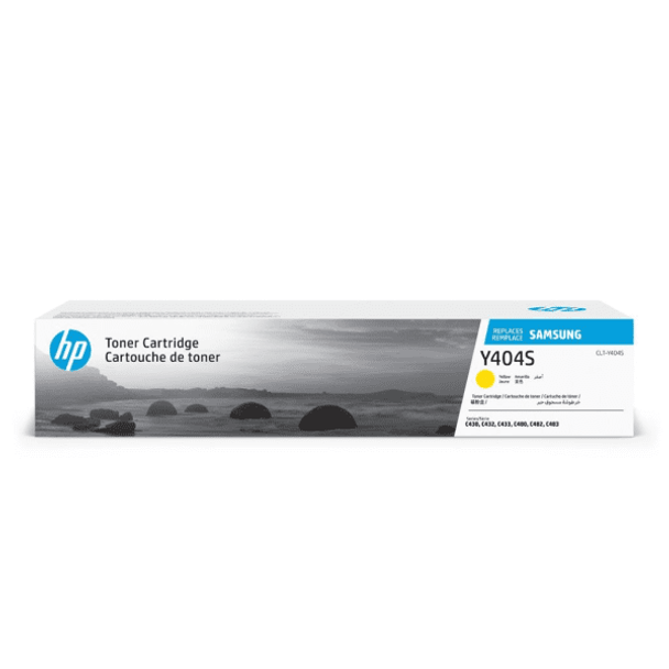 Genuine Original Samsung Y404S Yellow Toner Cartridge - CLT-Y404S