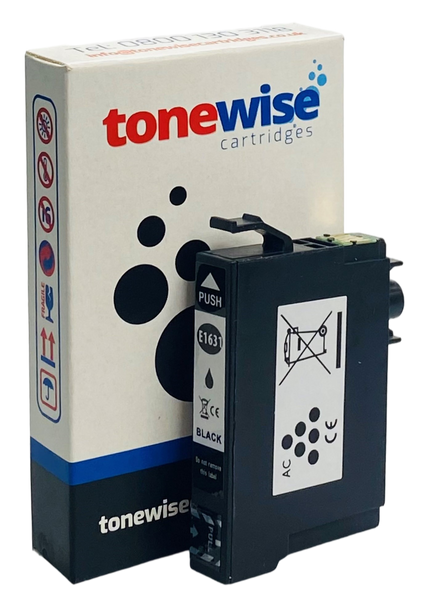 Epson 16XL High Capacity Black Ink Cartridge - T1631 Box In Tonewise Cartridges Branding