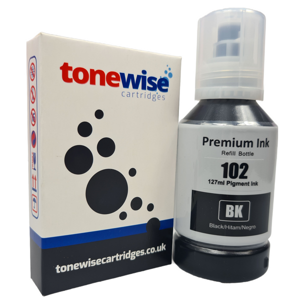 Compatible For Epson T03R1 102 Black Ink Bottle