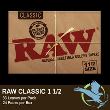 RAW Rolling Papers - 1 1/2 Size - 25 Pack (MSRP $3.00 each)