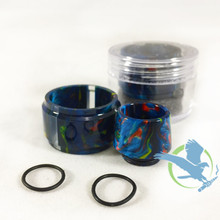 Resin Replacement Tube With Matching Drip Tip - iJoy Captain Sub Ohm Tank - Assorted Colors (MSRP $12.00)