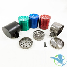 Viking Axe Tobacco Grinder - 63mm - 4 Part With Pour Spout [GV002-63-OP] (MSRP $20.00)