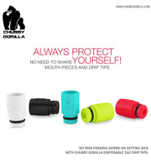Chubby Gorilla Reusable/Disposable Drip Tips  100pk (MSRP $30.00)