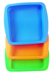 Square Silicone Non-Stick Tray for Waxes/Waxy Oils - 9 inch x 9 inch (MSRP $20.00)