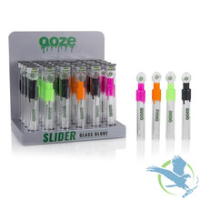 Ooze Slider Glass Blunt Display - Pack of 24 *Drop Ships* (MSRP $216.00)
