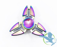 Rainbow Tri Blade Fidget Hand Spinner (MSRP $12.00)
