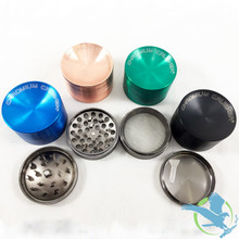 Chromium Crusher Vortex 4 Part Tobacco Grinder - 2.5 Inches [70112CC] (MSRP $20.00)