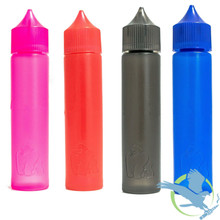 Chubby Gorilla LDPE Unicorn Bottles 60ML With CRC - Pack of 100 (MSRP $2.00 Each)