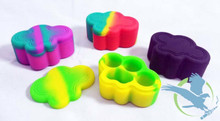 Silicone Cloud Jar - Assorted Colors - Pack of 5 (MSRP $6.00 each)