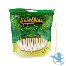Swabbies By I-Tal Oversized Premium Cotton Buds - Pack of 100 (MSRP $5.00)