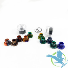 Resin Cleito Exo Drip Tips - Assorted Colors - Pack of 10 [AV-R001] (MSRP $8.00 Each)