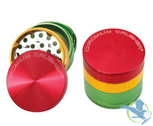 Chromium Crusher CNC 4 Part Rasta Grinder - 2.5 Inches [70084] (MSRP $20.00)