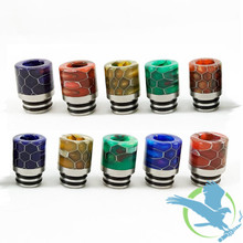 Drip Tips Resin - 510 Size - Assorted Colors - Pack of 10 [AV-D005S] (MSRP $7.00 Each)