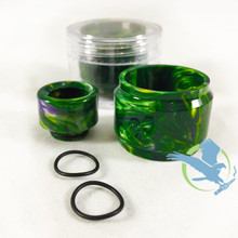 Resin Replacement Tube With Matching Drip Tip - iJoy Captain RTA - Assorted Colors (MSRP $12.00)