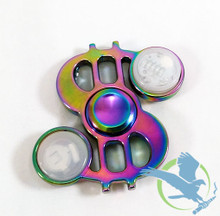 Money Rainbow Fidget Hand Spinner With Automatic Color Changing Lights (MSRP $20.00)