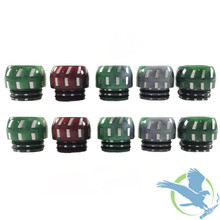 Drip Tips Resin - 810 Size - TFV8 TFV12 Big Baby Beast - Assorted Colors - Pack of 10 [AV-D025] (MSRP $8.00 Each)