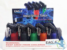 Eagle Torch Angle Single Torch - Assorted Colors - Display of 20 [PT116A] (MSRP $4.00 each)