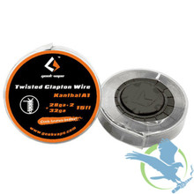 Twisted Clapton Kanthal A1 Spool By GeekVape (28ga*2 + 32ga) 15Ft (MSRP $12.00)