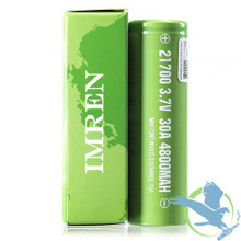 Imren IMR 21700 Battery - 3.7V - 4800mAh - 30A - Pack of 2 (MSRP $30.00)