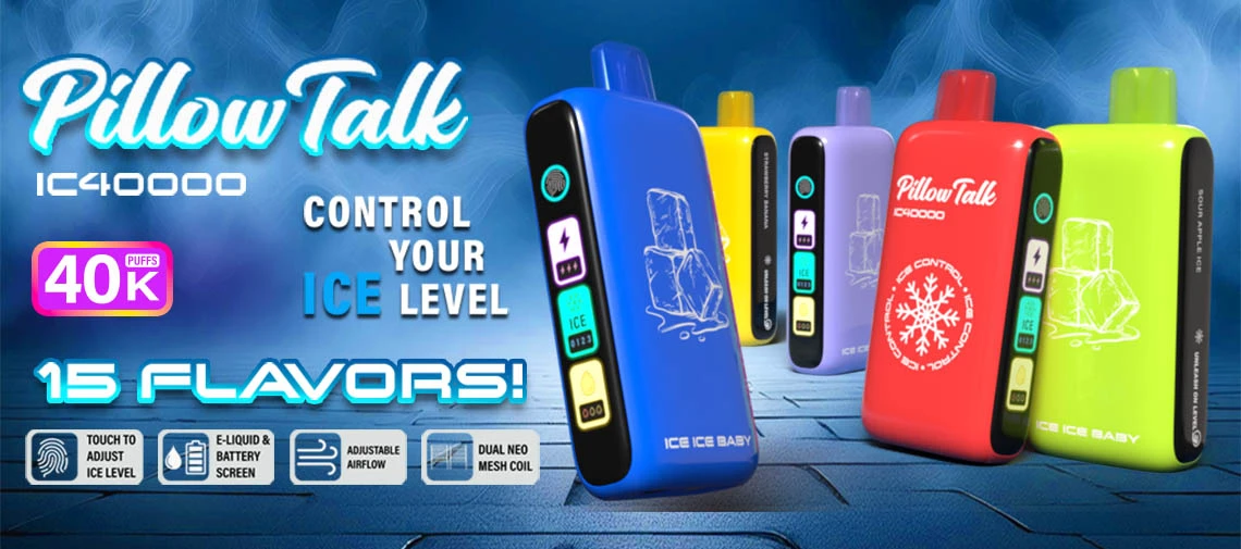 Pillow Talk Ice Control Disposable Ecigs Wholesale Coming Soon