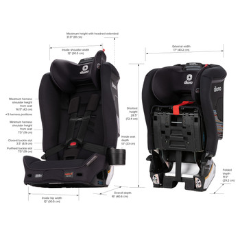 Radian® 3R® SafePlus™ dimensions [Black Jet]
