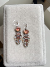 Ayala Bar - Peach Casual Earrings  - Thora Collection