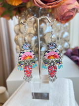 Ayala Bar - Colourful Dangling Earrings - Carnival Set - Fiesta