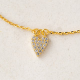 Flutter Heart Bracelet Gold
