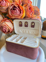 Jewellery Case - Dusty Rose