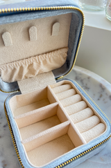 Jewellery Cases - Square - Blue