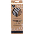 Ever Eco Stainless Steel Bent Smoothie Straws