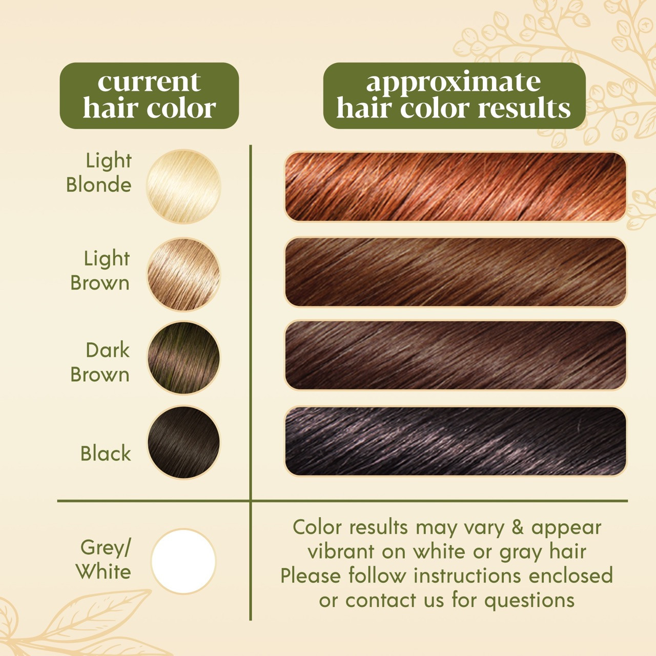 Herbal Henna Hair Color #44: Sunset Auburn- All Natural Herbal