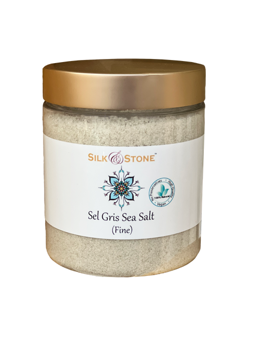 Organic Sel Gris Sea Salt (Fine- 1 lb jar) Organic Sel Gris Sea Salt (Fine- 1 lb jar)