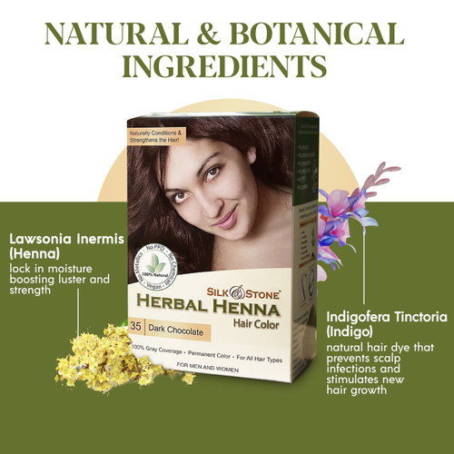 Buy Organic Based Herbal Henna Hair Color Online at Best Price in India