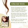 Silk & Stone Herbal Henna Hair Dye #53: Lustrous Red- Strand Test