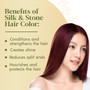 Silk & Stone Herbal Henna Hair Dye #46V: Lustrous Red- Benefits