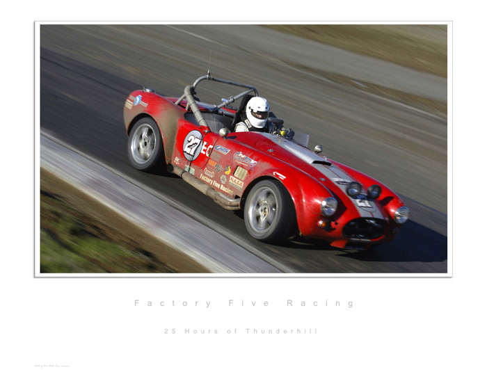 #14880 - 25 Hours of Thunderhill Lithograph, Serial Numbered Limited 1 of 499