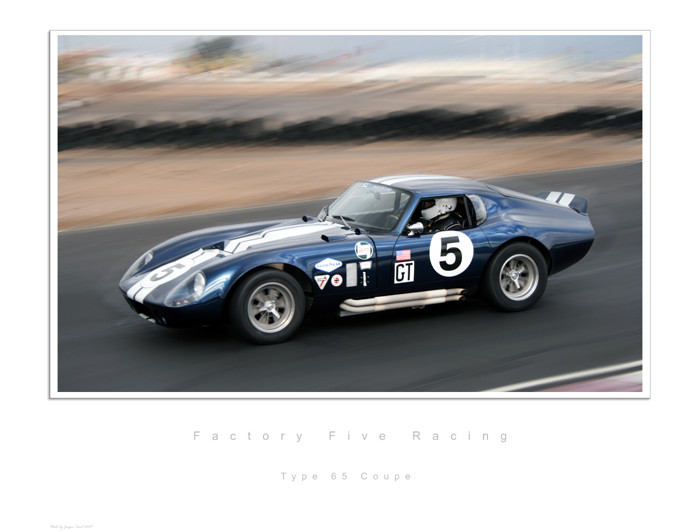 #14883 - Type 65 Coupe Racing Lithograph, Serial Numbered 1 of 499