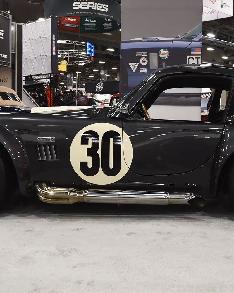 Polished Stainless Steel Side Exhaust