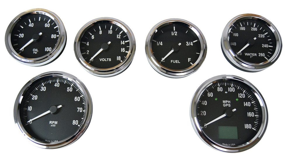 #60311 - Type 65 Coupe GPS Gauge Set - MPH