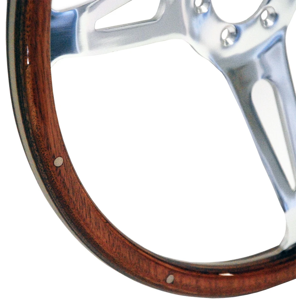#12239 - 14" Wood Rimmed Steering Wheel