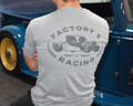 Retro Hot Rod Truck Tee Grey