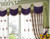 Custom-made Swag Valance and Panels Set - VILLA BONNIEUX 