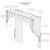 Custom-made Swag Valance and Panels Set - POSITANO