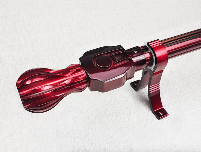 Motorized Curtain with Decorative Tracks/Rods